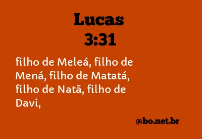 Lucas 3:31 NTLH