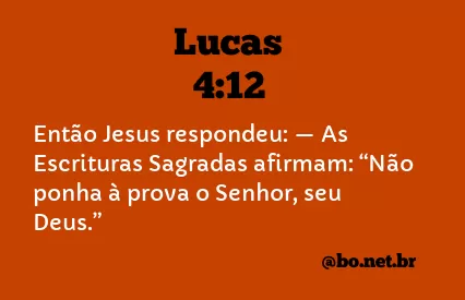 Lucas 4:12 NTLH