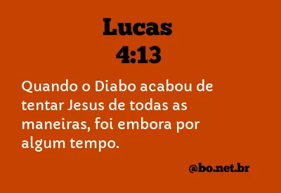 Lucas 4:13 NTLH