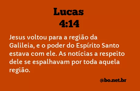 Lucas 4:14 NTLH