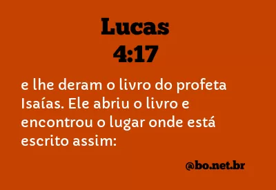 Lucas 4:17 NTLH