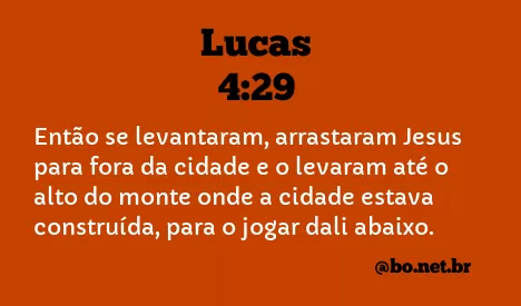 Lucas 4:29 NTLH