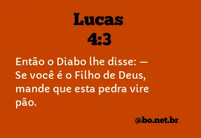 Lucas 4:3 NTLH