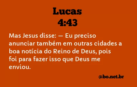 Lucas 4:43 NTLH