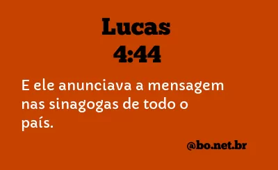 Lucas 4:44 NTLH