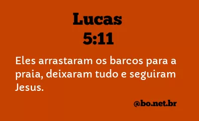 Lucas 5:11 NTLH
