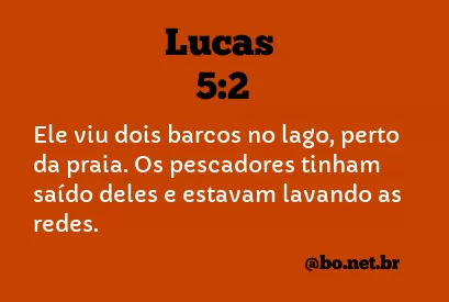 Lucas 5:2 NTLH