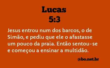 Lucas 5:3 NTLH