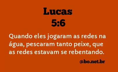 Lucas 5:6 NTLH
