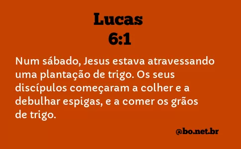 Lucas 6:1 NTLH