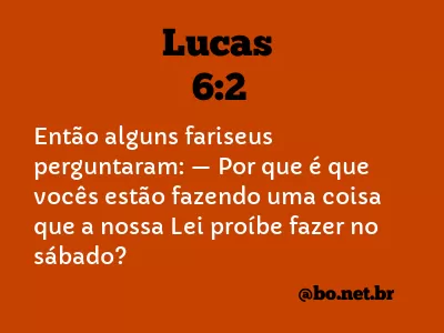 Lucas 6:2 NTLH
