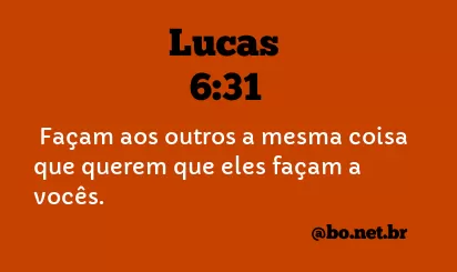 Lucas 6:31 NTLH