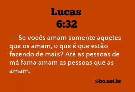 Lucas 6:32 NTLH