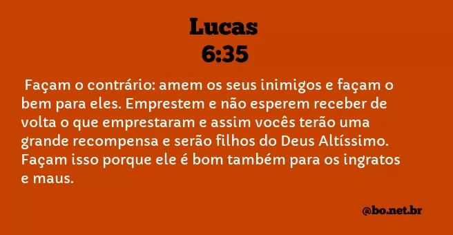 Lucas 6:35 NTLH