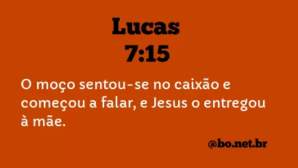 Lucas 7:15 NTLH