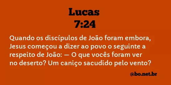 Lucas 7:24 NTLH