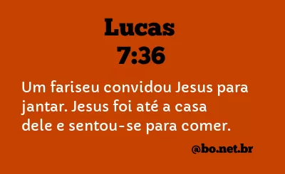 Lucas 7:36 NTLH