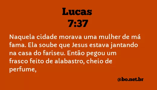 Lucas 7:37 NTLH