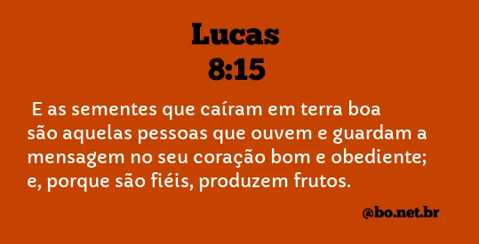 Lucas 8:15 NTLH