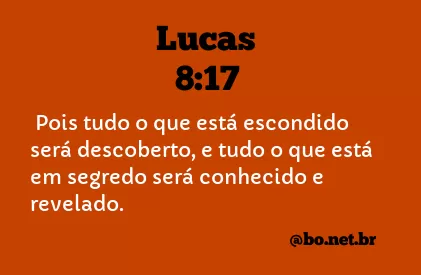 Lucas 8:17 NTLH