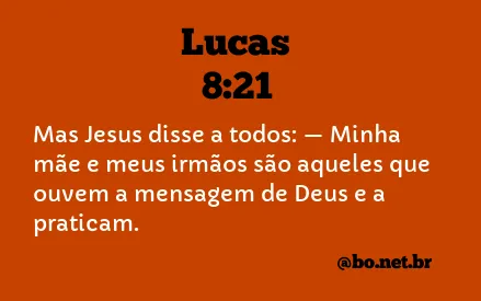 Lucas 8:21 NTLH