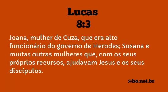 Lucas 8:3 NTLH