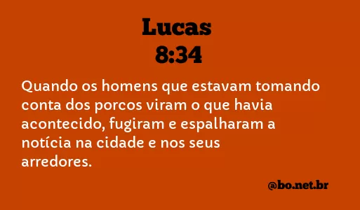 Lucas 8:34 NTLH