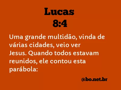 Lucas 8:4 NTLH