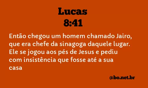 Lucas 8:41 NTLH