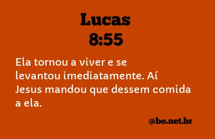 Lucas 8:55 NTLH