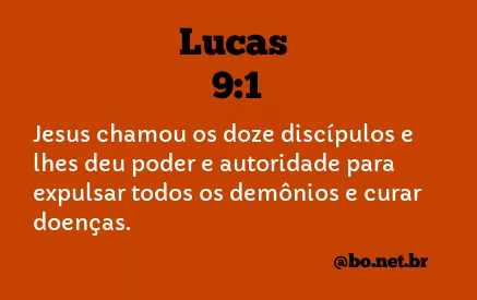 Lucas 9:1 NTLH