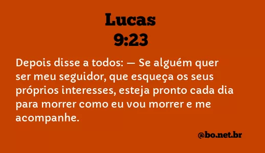 Lucas 9:23 NTLH