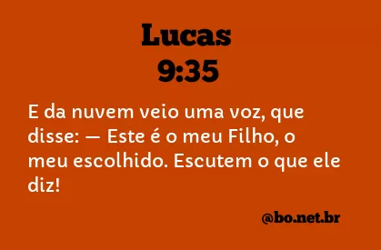 Lucas 9:35 NTLH