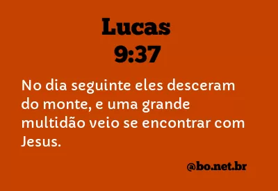 Lucas 9:37 NTLH