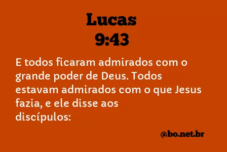 Lucas 9:43 NTLH