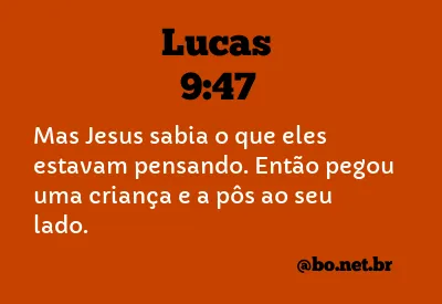 Lucas 9:47 NTLH