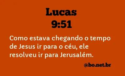 Lucas 9:51 NTLH