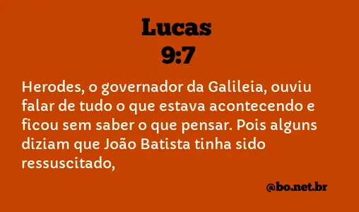 Lucas 9:7 NTLH