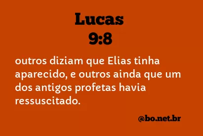 Lucas 9:8 NTLH
