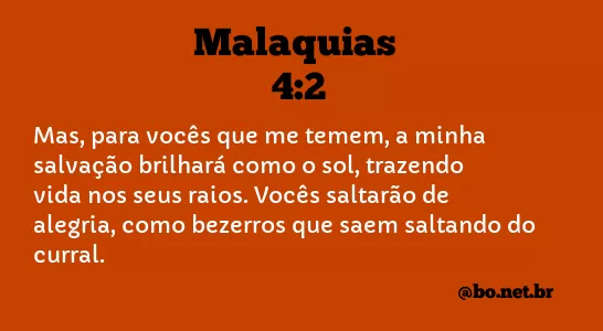 Malaquias 4:2 NTLH