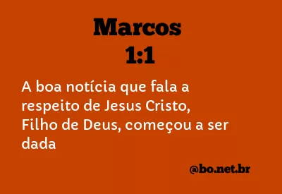 Marcos 1:1 NTLH