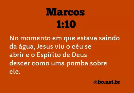 Marcos 1:10 NTLH