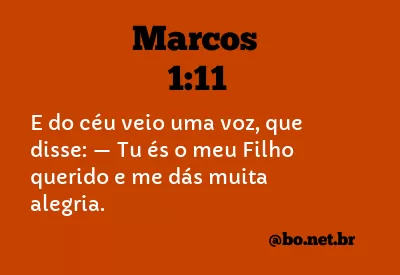 Marcos 1:11 NTLH
