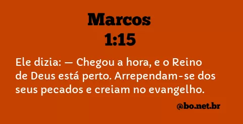 Marcos 1:15 NTLH