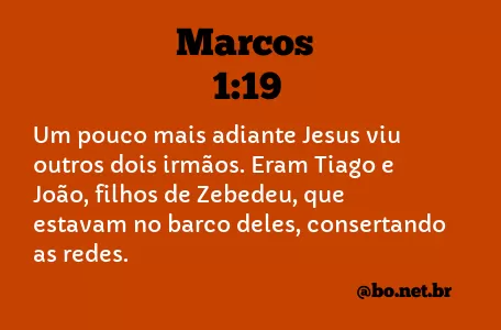 Marcos 1:19 NTLH