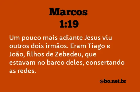 Marcos 1:19 NTLH