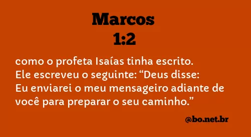 Marcos 1:2 NTLH