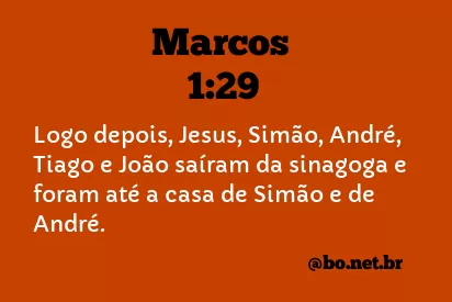 Marcos 1:29 NTLH