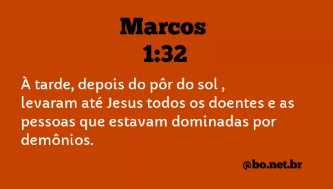 Marcos 1:32 NTLH