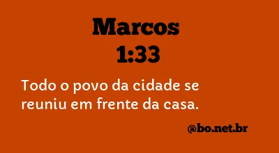 Marcos 1:33 NTLH